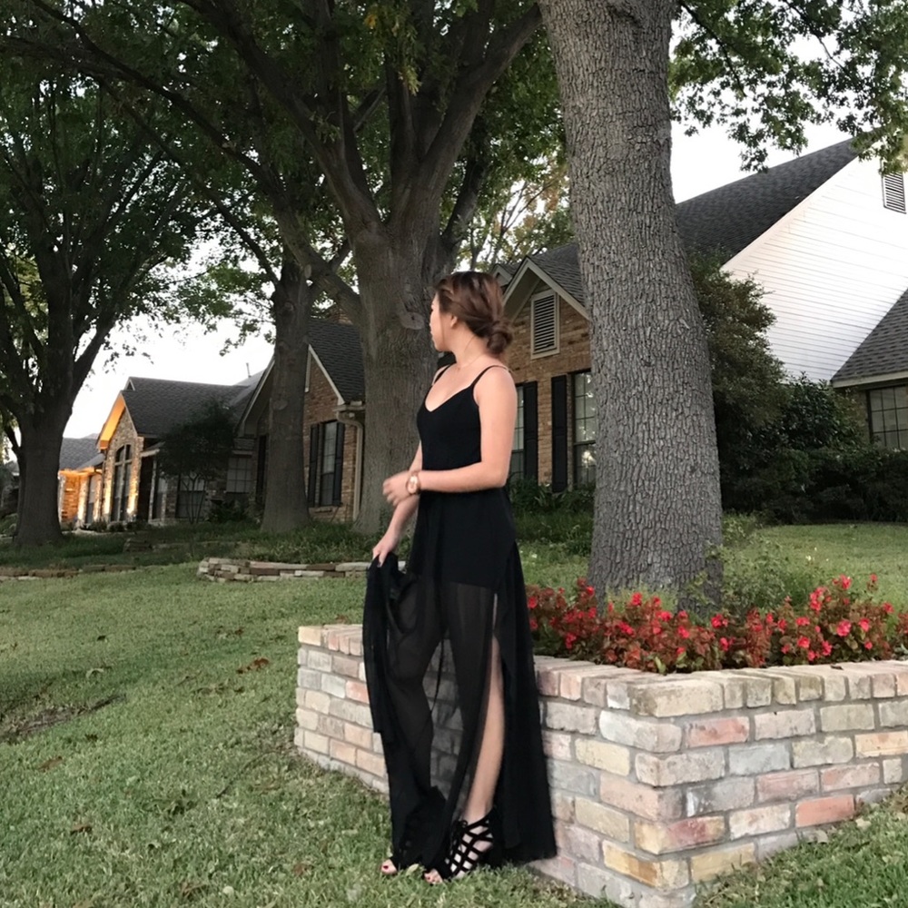 Sheer Maxi Dress